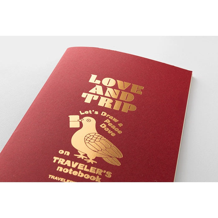 Traveler's Company Regular Notebook Refill - Love and Trip