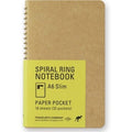 Traveler's Company Spiral Ring Note Paper Pocket A6 Slim