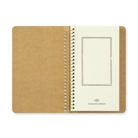 Traveler's Company Spiral Ring Note Paper Pocket A6 Slim