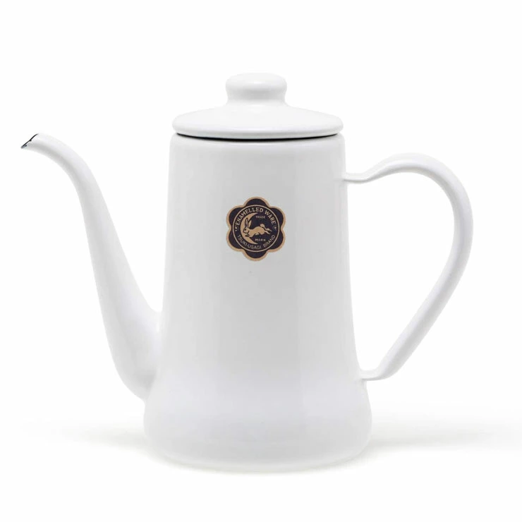 Tsukiusagi Jirushi Enamel Slim Kettle 700ml
