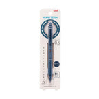 Uni Kurotoga 0.5mm dark blue mechanical pencil in retail box with grip details