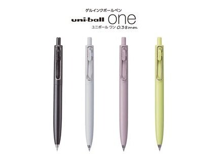 Uni-ball One F Gel Pens 0.38mm