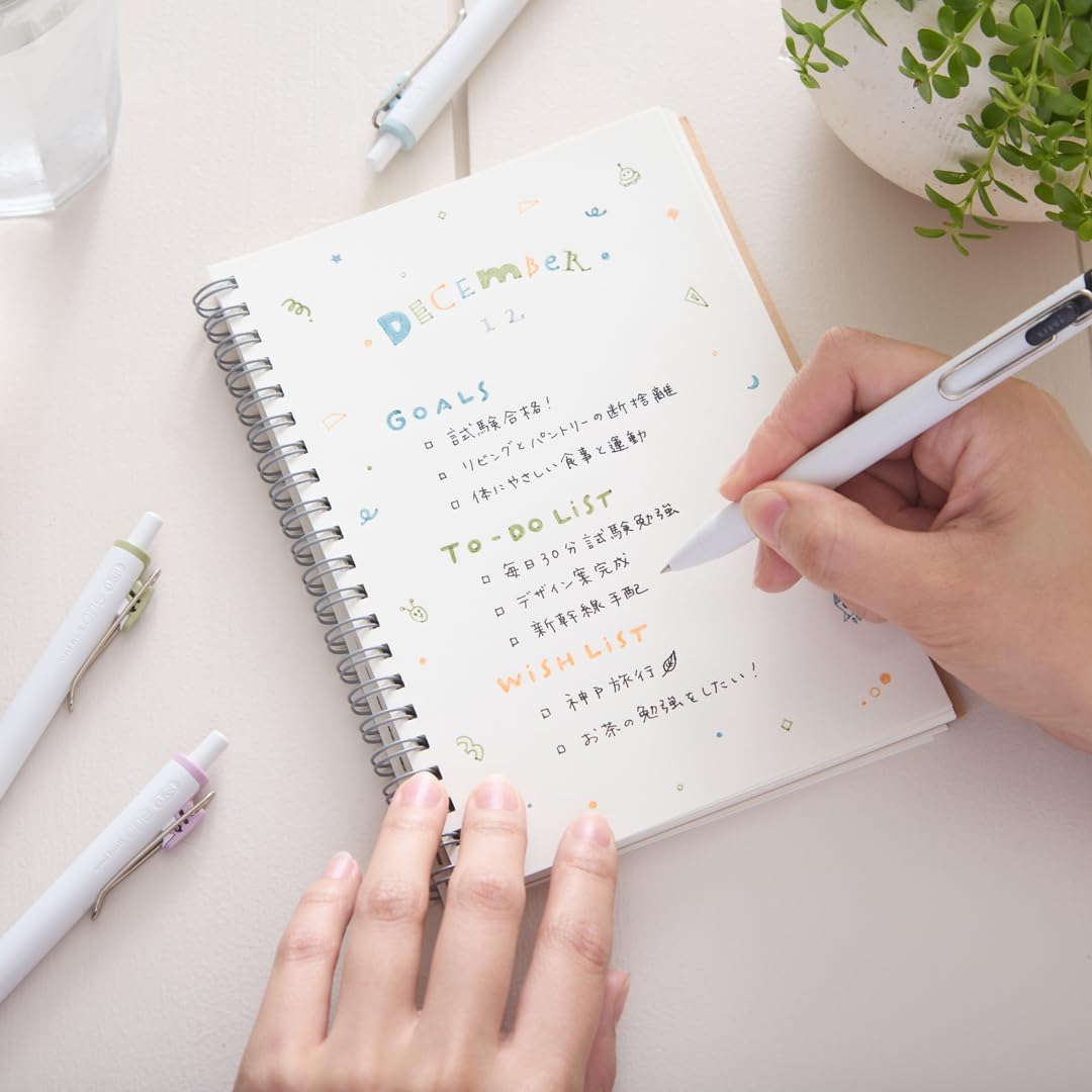 Uni-ball One Gel Pen 0.38mm - 8 Colour Set - FIKA COLOR