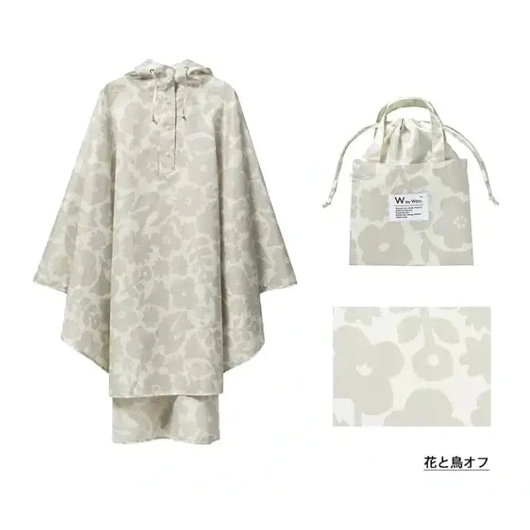 WPC Poncho Flowers and Birds