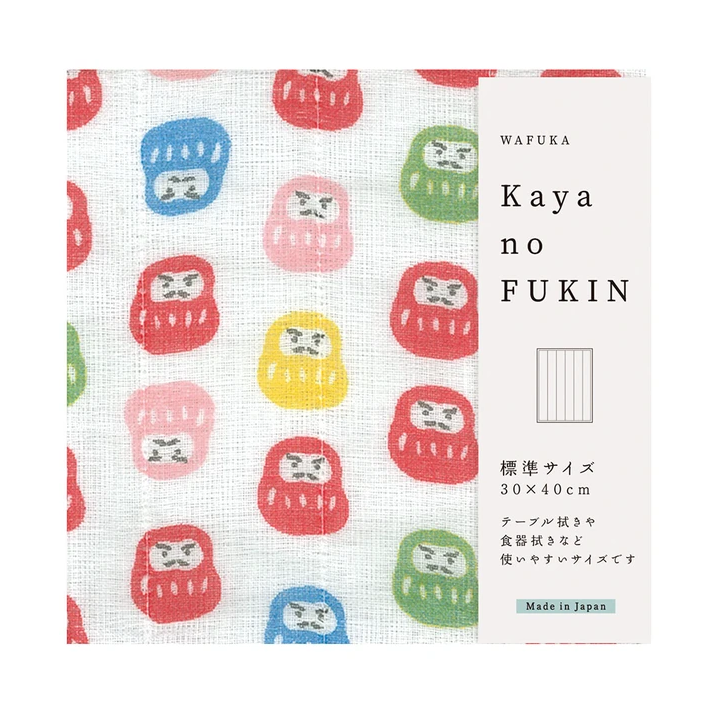Wafuku Kaya Cloth Dishcloth - Daruma