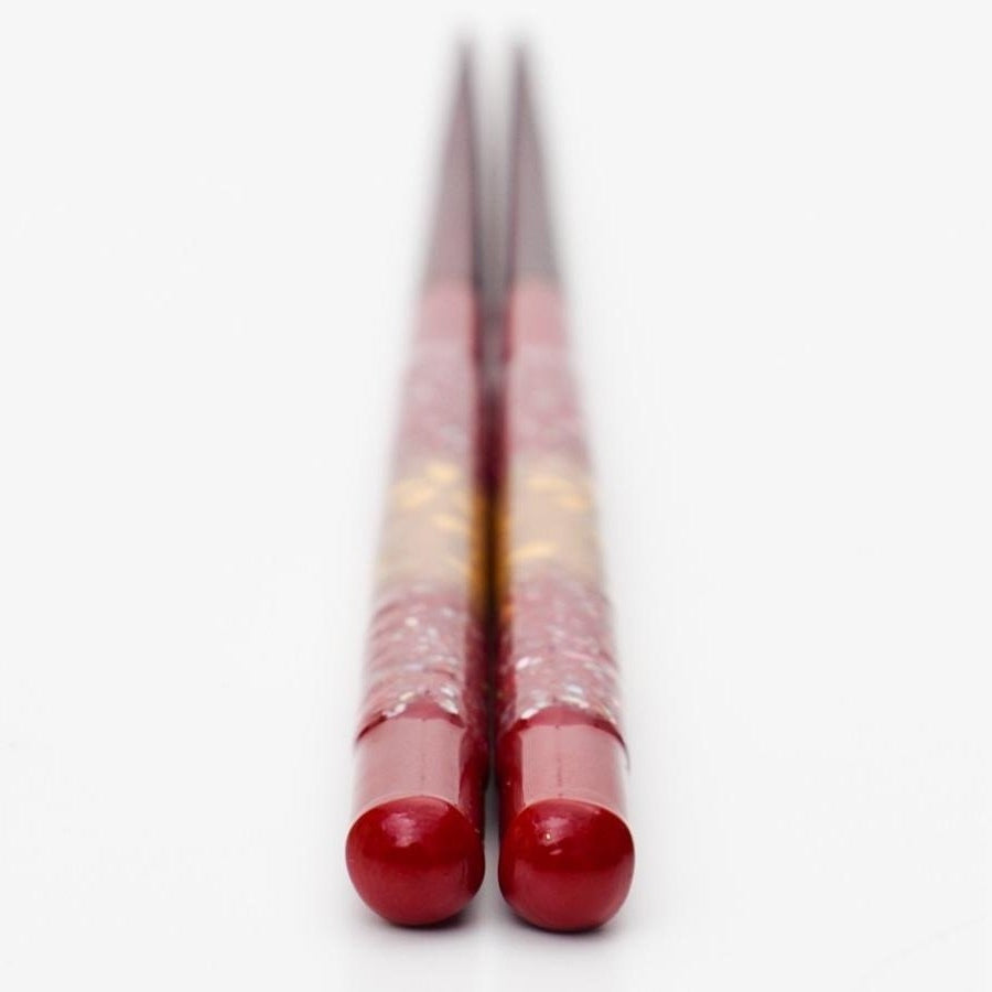 Wakasa Kasumi Shell Red Cherry Blossom Chopsticks 21cm