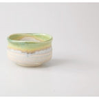 Warabai Green Glaze Matcha Bowl