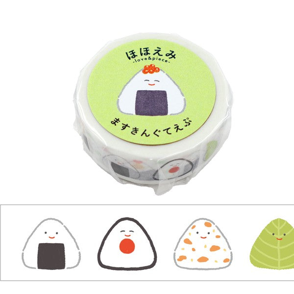 World Craft Hohoemi Masking Tape - Onigiri