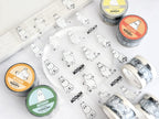 World Craft Moomin Face Clear Tape - Thinking