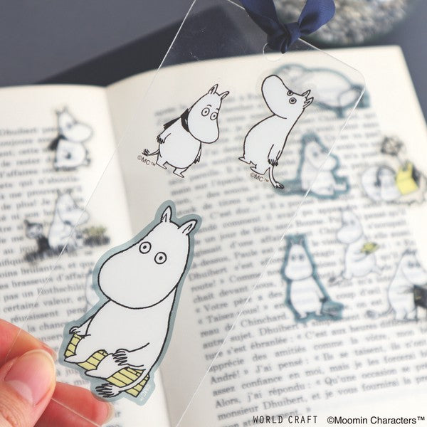 World Craft Moomin Face Flake Stickers - Ennui