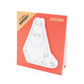 World Craft Moomin Face Sticky Notes - Angry