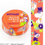 Sealed Moomin masking tape roll and pattern strip