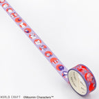 World Craft Moomin Masking Tape - Maru Purple