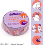 World Craft Moomin Masking Tape - Maru Purple