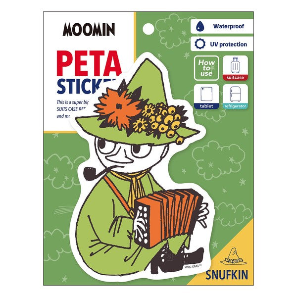 World Craft Snufkin waterproof sticker packaging