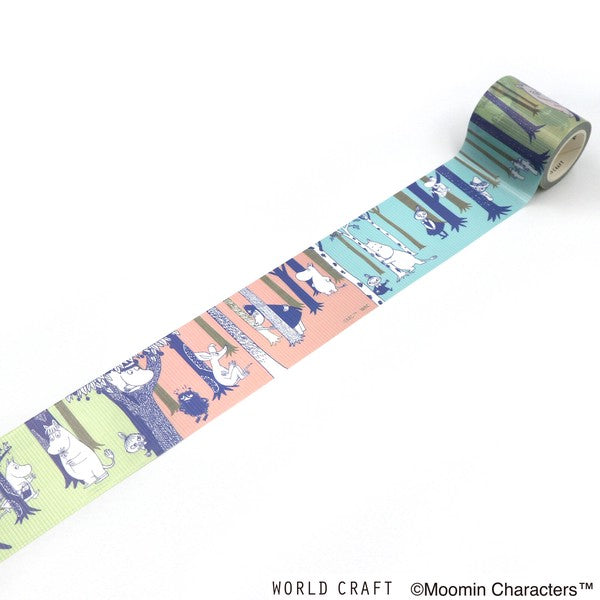 World Craft Moomin Protective Tape - Forest