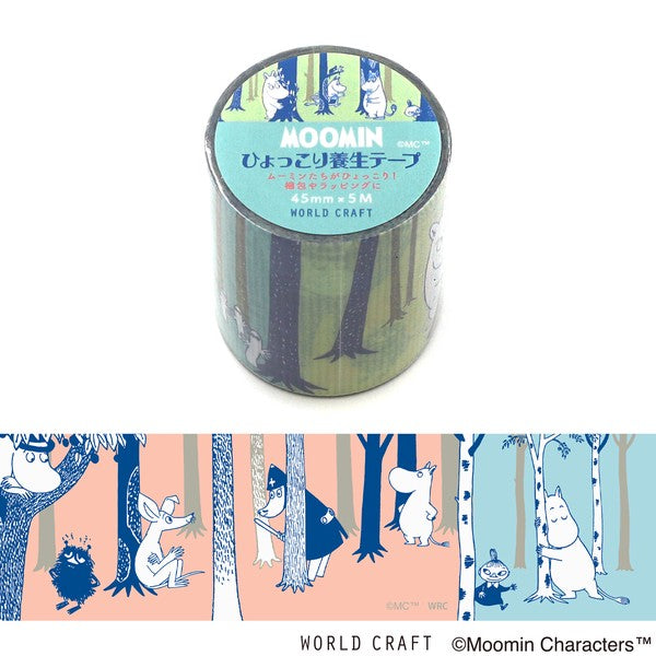 World Craft Moomin Protective Tape - Forest