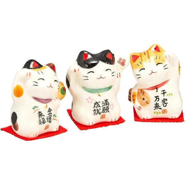 Yakushigama Assorted Maneki Cat Omikuji Ornament