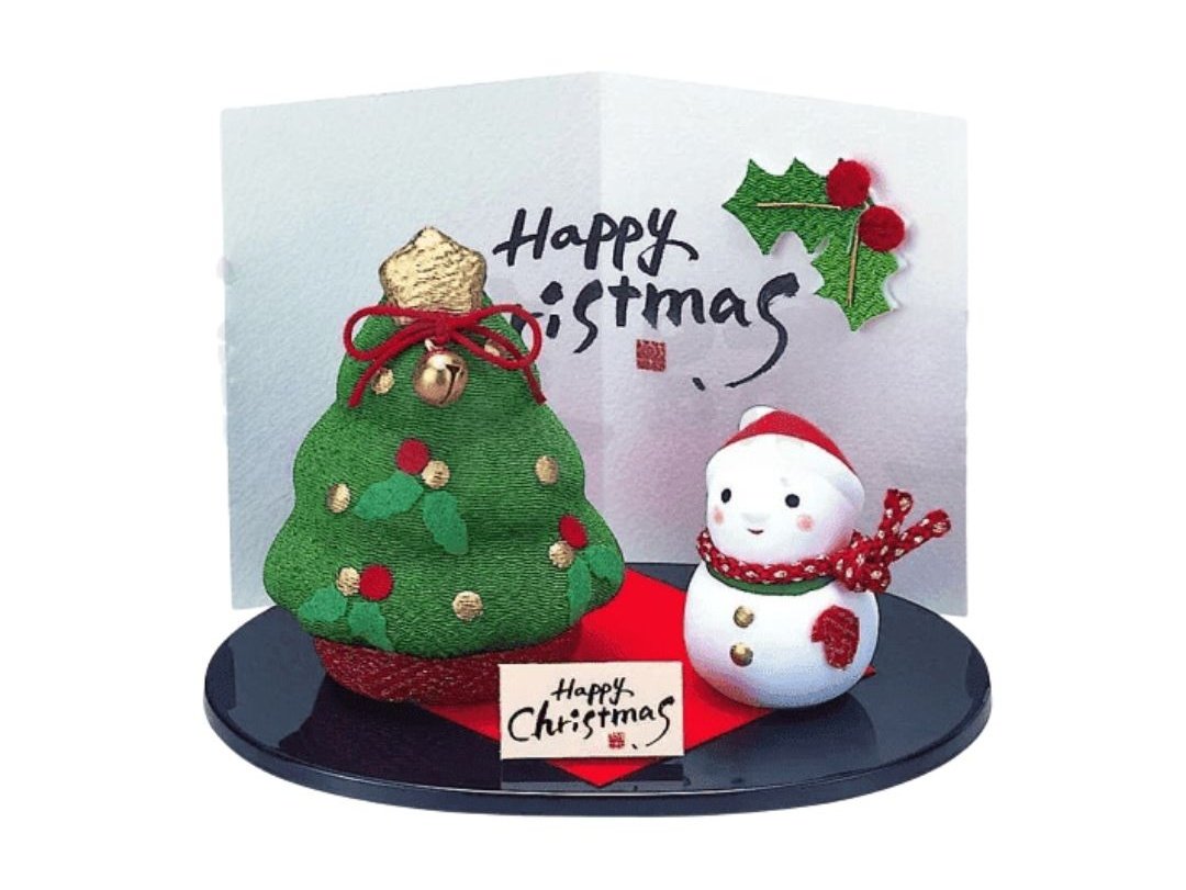 Yakushigama Christmas Tree and Snowman Set