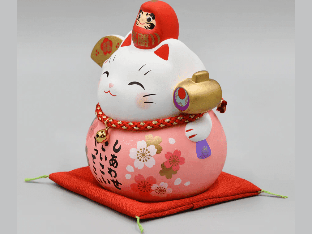 Fuurin Maneki Neko Daruma