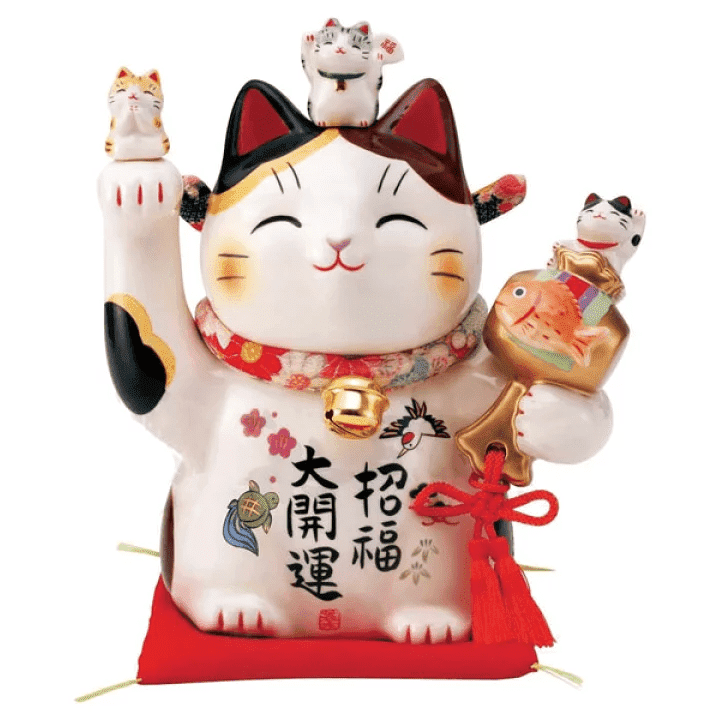 Yakushigama Great Luck Beckoning Cat
