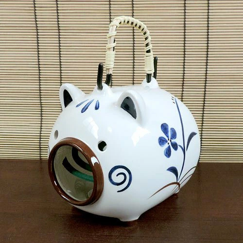 Yakushigama Pig Mosquito Coil Holder