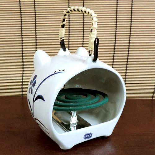 Yakushigama Pig Mosquito Coil Holder