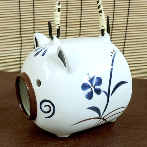 Yakushigama Pig Mosquito Coil Holder
