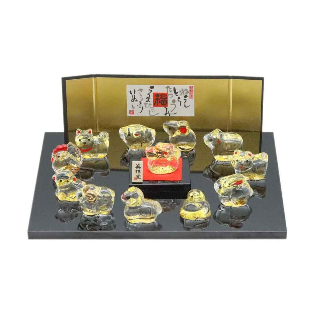 Yakushigama Twelve Crystal Zodiac Animals