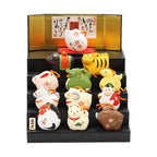 Yakushigama Twelve Zodiac Animals Clay Bells - Large