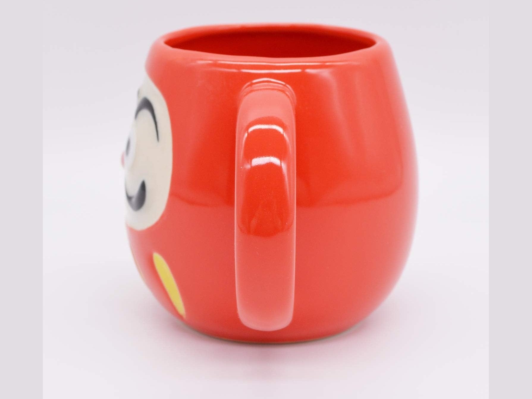 Yamaki Daruma Red & White Pair Mug 2P Set