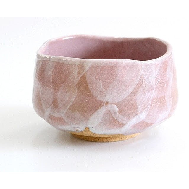 Yamaki Pink Kohiki Matcha Bowl