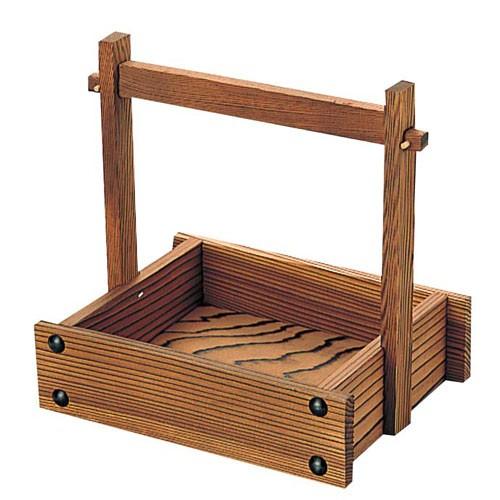 Yamako Yakisugi Cedar Wood Condiment Caddy