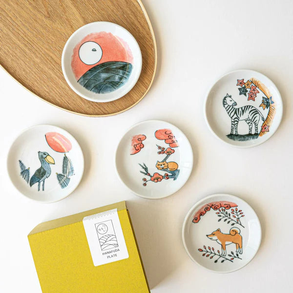 Yamani Hanafuda Small Plate 5P Set