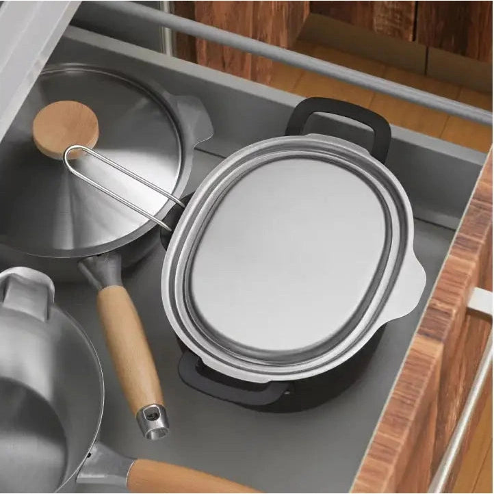 Yoshikawa Aikata Stainless Steel Lid for Deep Frying Pot