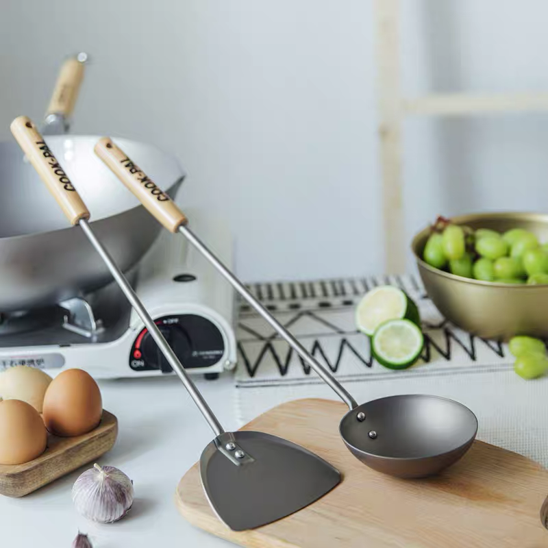 Yoshikawa Cook-Pal TAI Titanium Wok Ladle