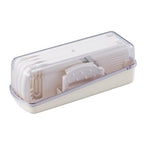 Yoshikawa Daily Slicer plates stored inside the clear-lidded case