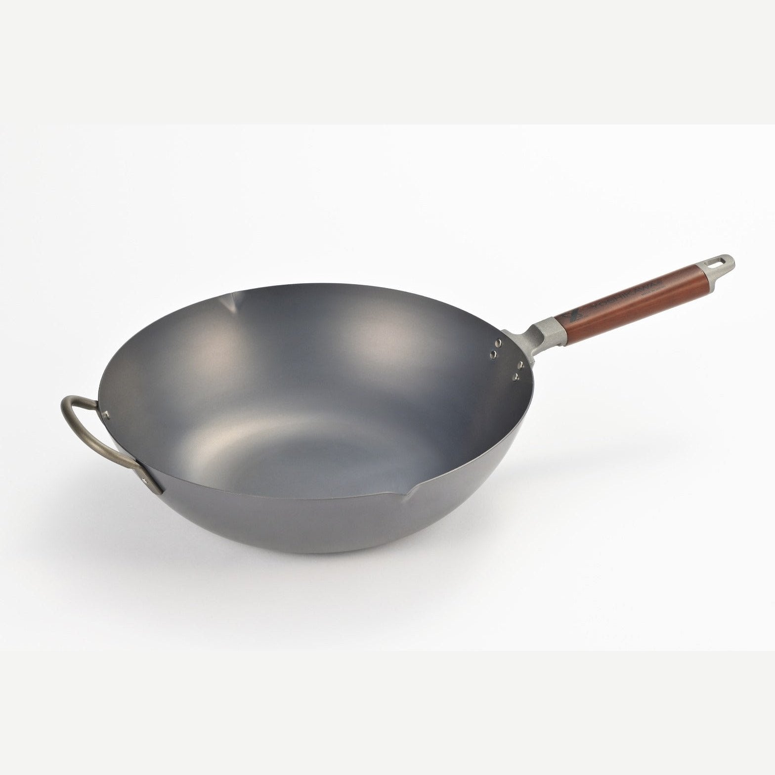 Yoshikawa Nitrided Iron Wok 36cm