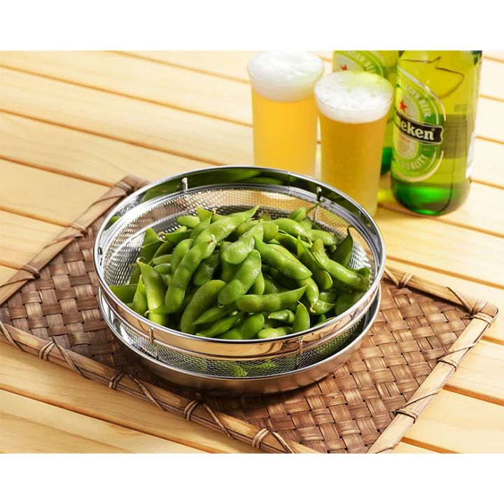 Yoshikawa Shokudoraku Drain Bowl & Tray Set 19cm