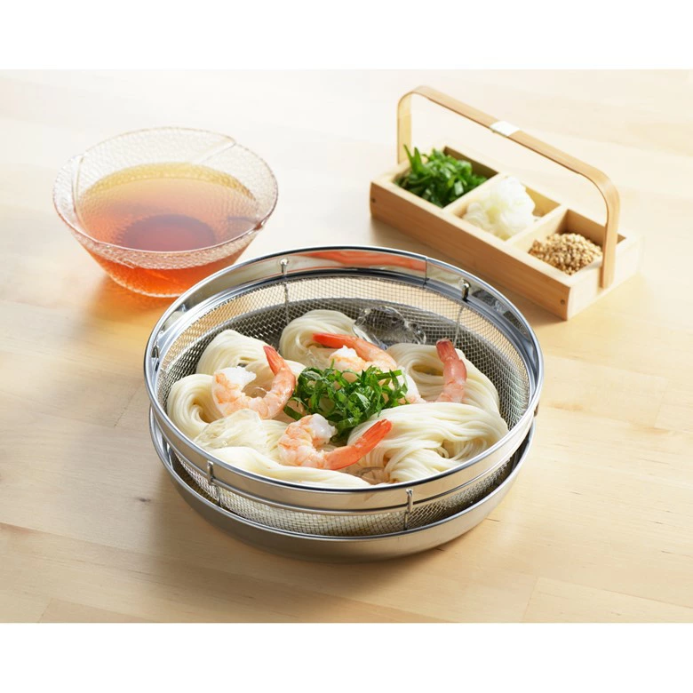 Yoshikawa Shokudoraku Drain Bowl & Tray Set 19cm