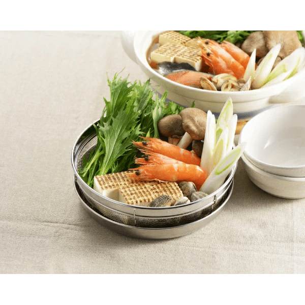 Yoshikawa Shokudoraku Drain Bowl & Tray Set 19cm