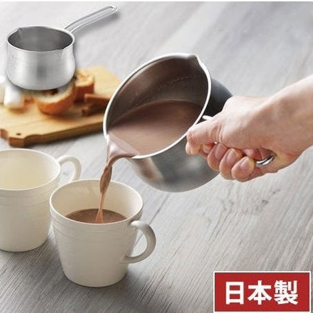 Yoshikawa Stainless Steel Milk Pan 12cm