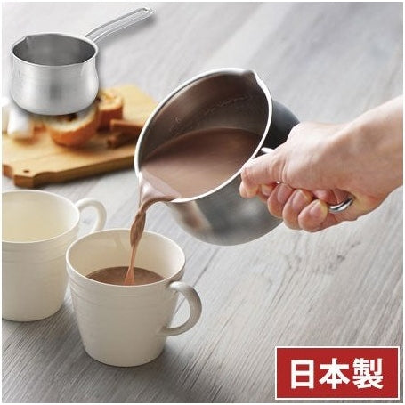 Yoshikawa Stainless Steel Milk Pan 12cm