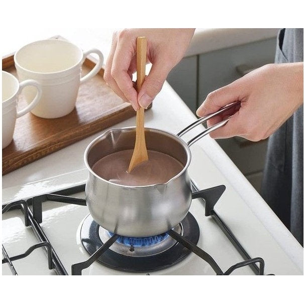 Yoshikawa Stainless Steel Milk Pan 12cm