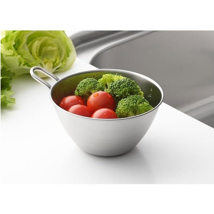 Yoshikawa Stainless Steel One-handle Bowl 12cm