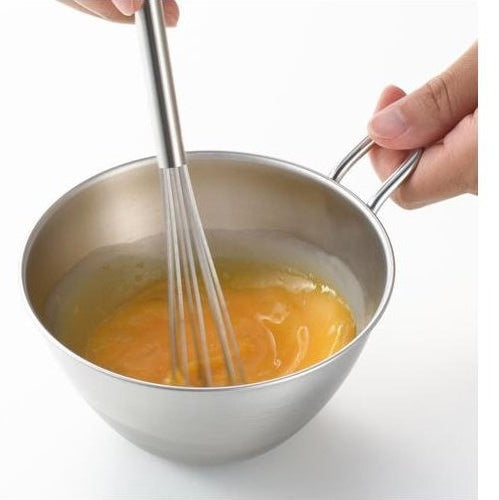 Yoshikawa Stainless Steel One-handle Bowl 12cm
