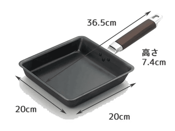 Yoshikawa Cook-Pal Tamagoyaki Egg Pan L - MINIMARU