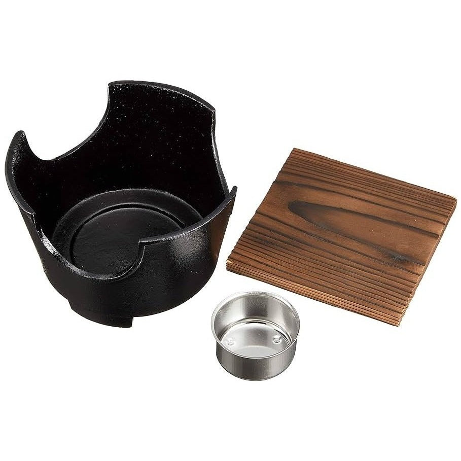 Youbi Aluminium Outdoor Stove and Wooden Base