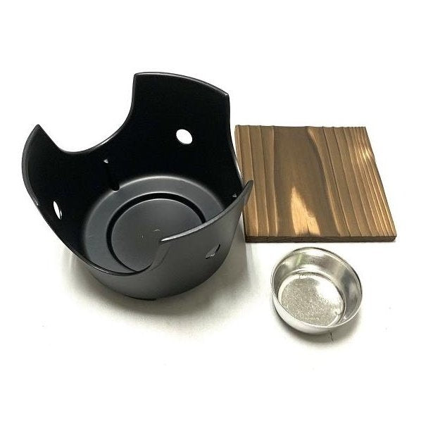 Youbi Aluminium Outdoor Stove and Wooden Base