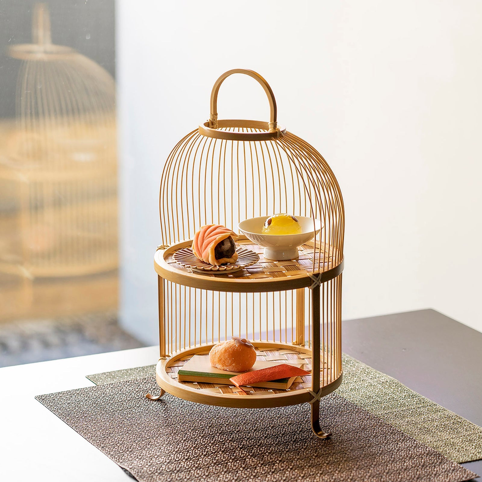 Youbi Bamboo Afternoon Tea Basket